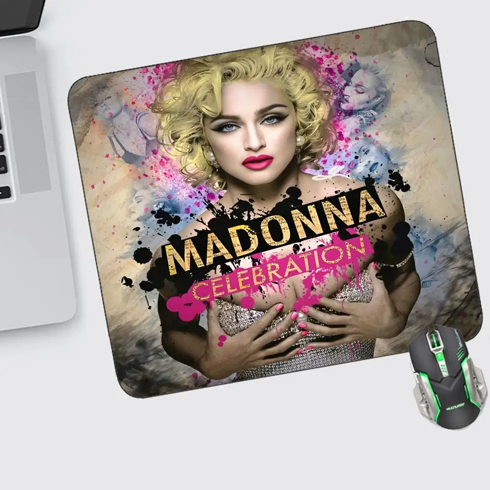 

Madonna Mouse Pad Small Gaming Accessories Keyboard Computer Offices Desk Mat Pc Gamer Non-slip Rubber Mousepad