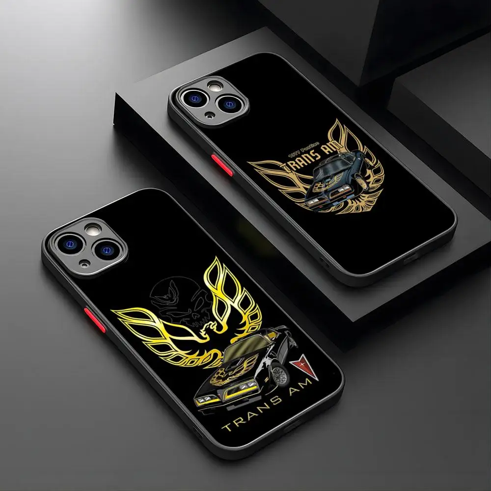 Muscle Pontiac Car Phone Case For IPhone 15 Suitable For 28-38 16 14 12 13 11 Pro Max XR XS Mini X 7 8 Plus Matte Cover