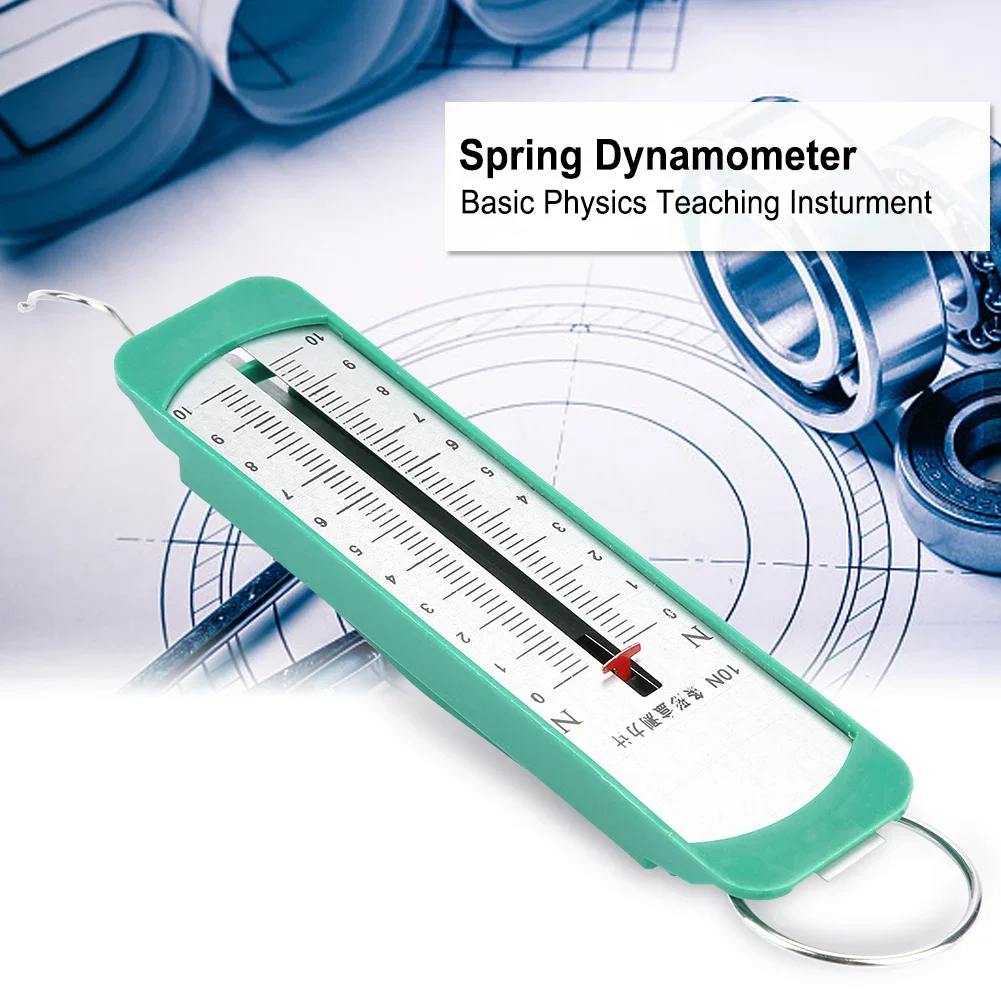 10N Newton Meter Spring Dynamometer Bar Physics Mechanical Experiment Instrument