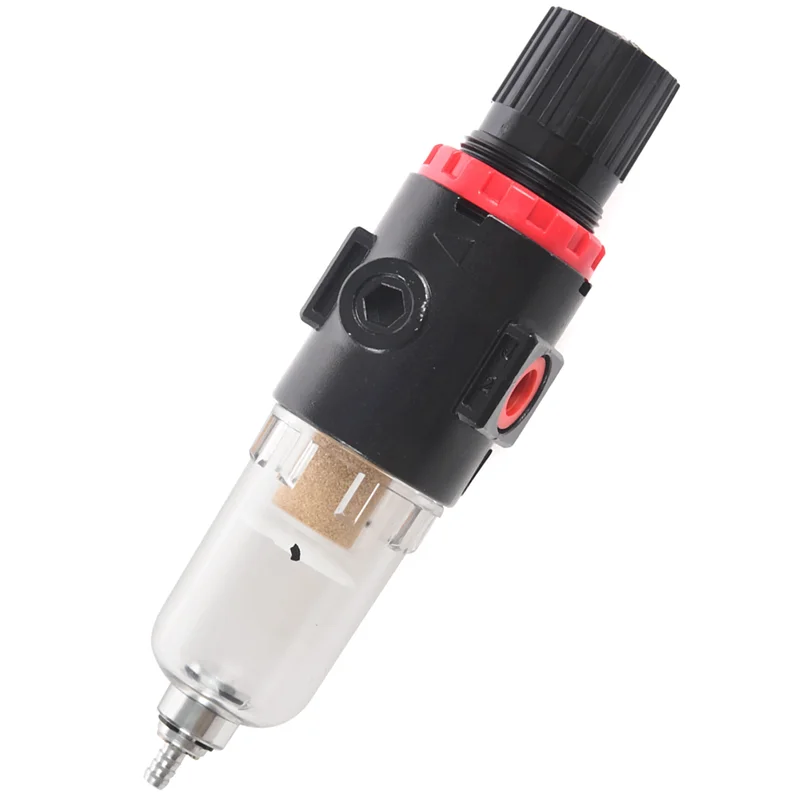 

AFOURT-3Pcs 1/4 Air Compressor Filter Water Separator Trap Tools Kit With Regulator AFR-2000