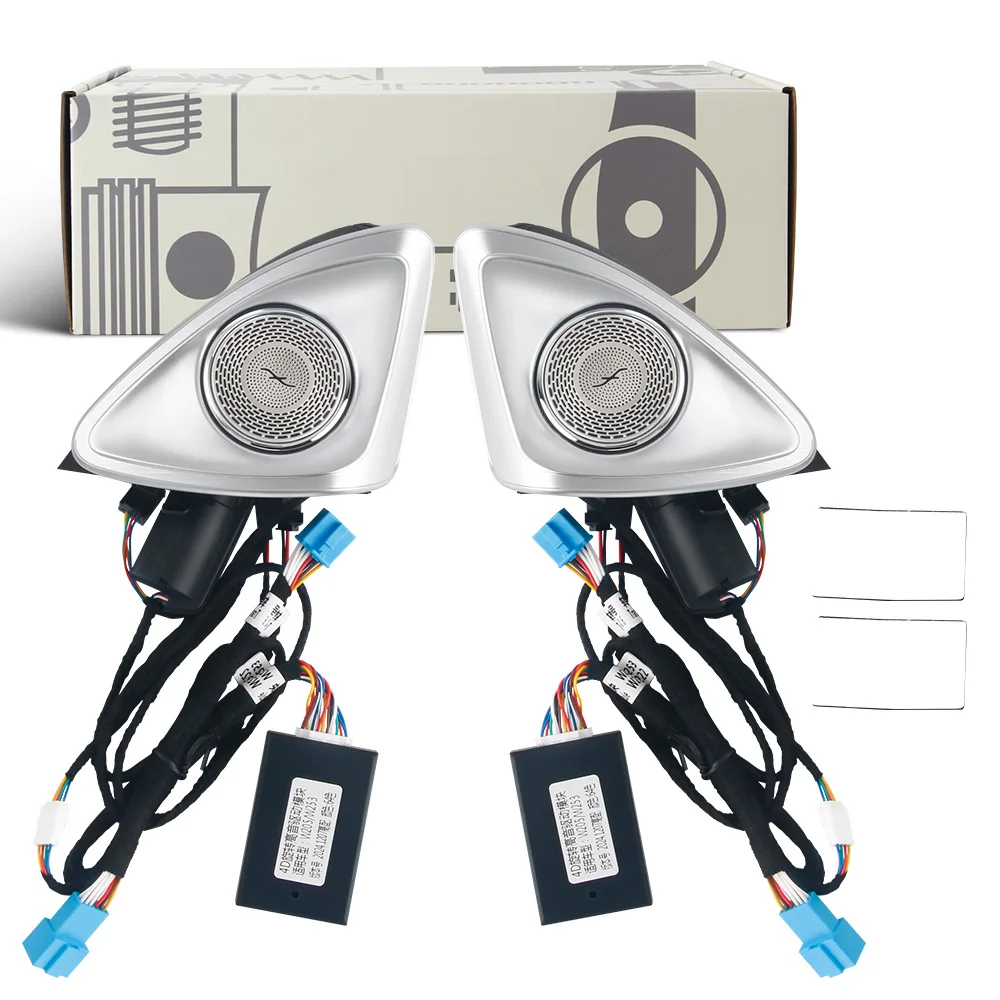 

64 Colors 4D Rotating Tweeter Speaker For Mercedes Benz W205 W213 W222 C/E/S Class Car Treble Horn Refit Interior Car Accessorie