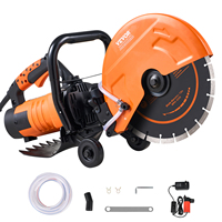 VEVOR Electric Concrete Saw 12in 1800W Motor Circular Saw Cutter with Max. 4.5in Adjustable Cutting Depth Wet Disk Saw Cutter