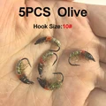 size 10 5pcs olive