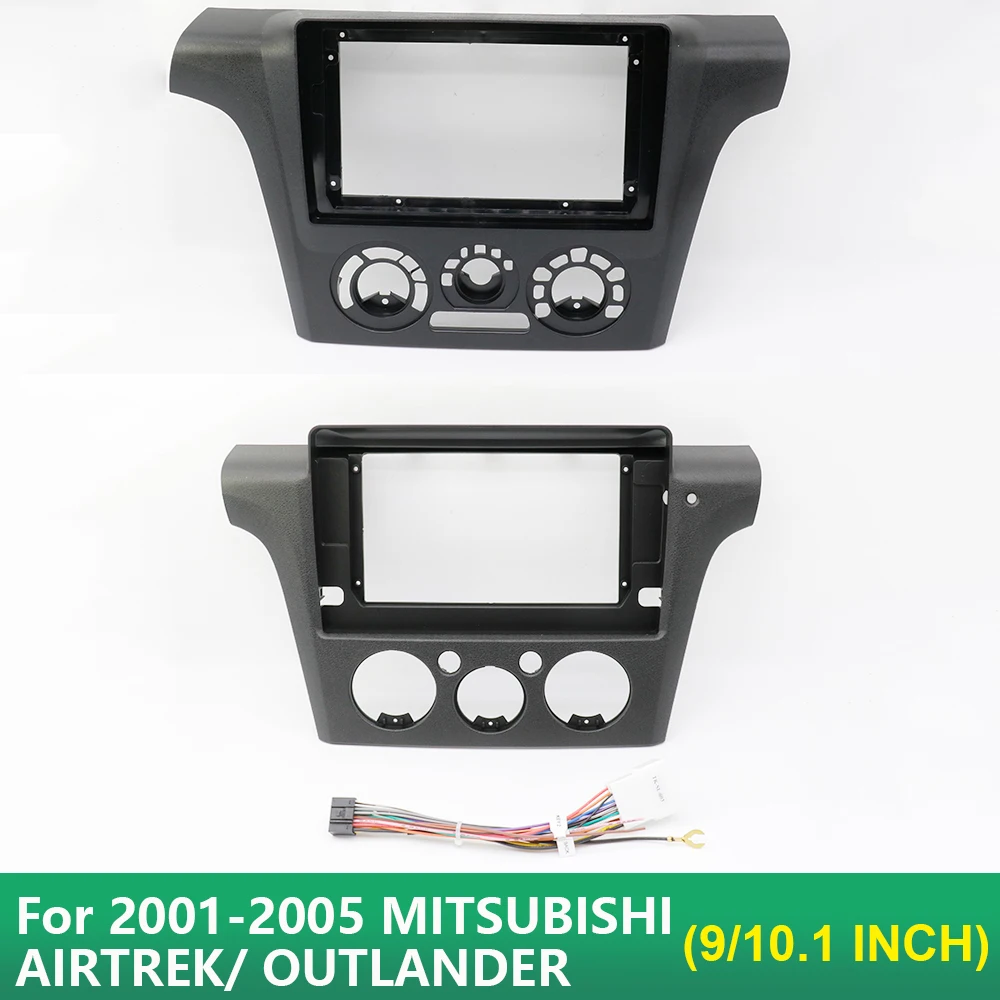 For 2001-2005 MITSUBISHI AIRTREK/ OUTLANDER Audio MP5 Stereo Dash Panel Mounting  Frame Kit Center Console Car Radio Fascia