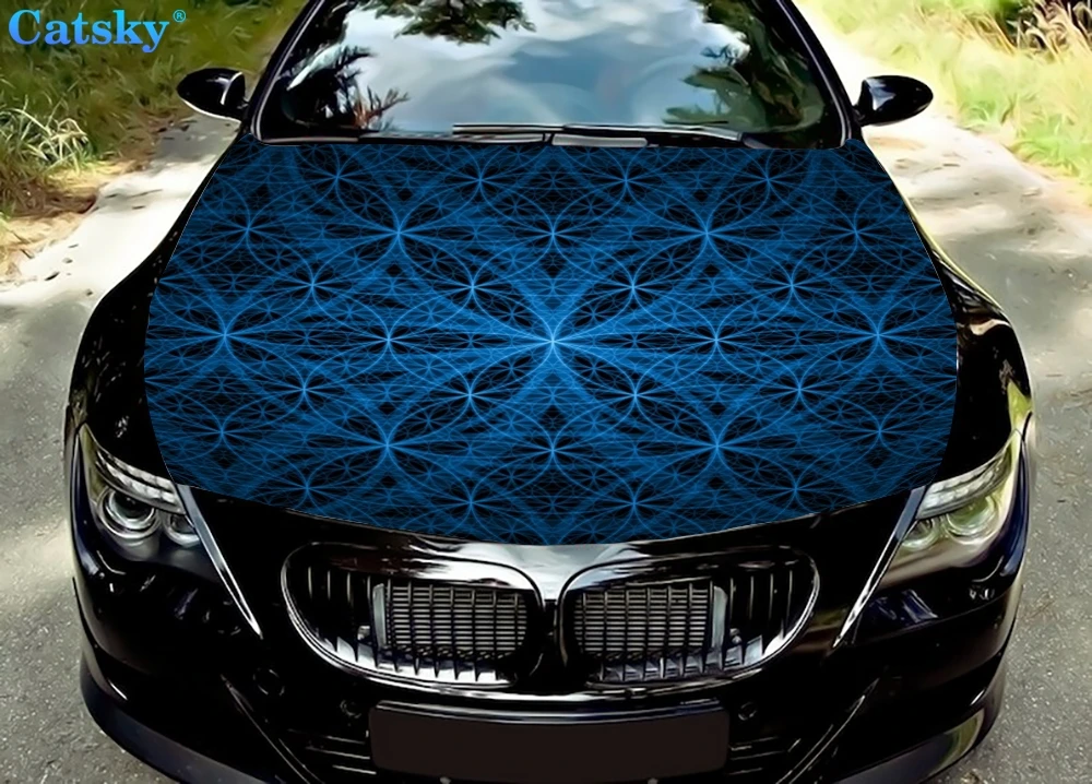 

Flower Of Life car hood decal vinyl sticker graphic wrap decal graphic hood decal for most vehicles custom graphics