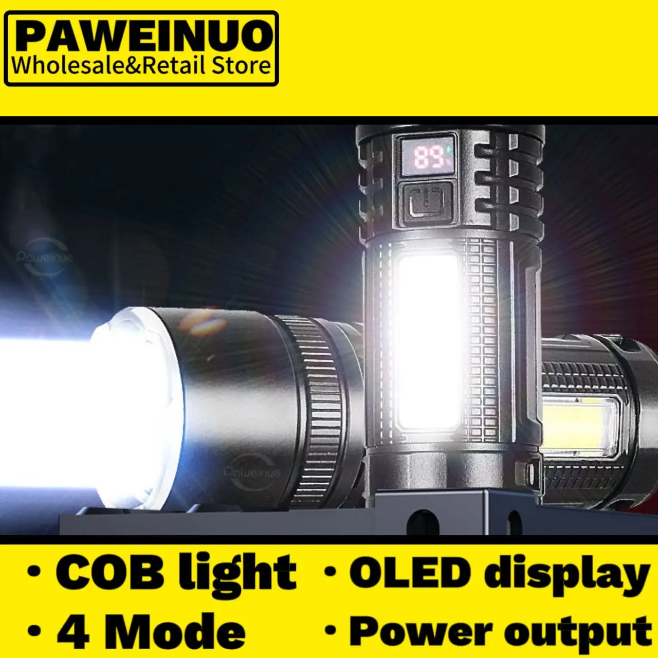 الصين حار بيع 100000 جهاز كمبيوتر شخصى ليد مصباح يدوي البوليفيين الجانب ضوء الشعلة التكتيكية مصباح يدوي سوبر عالية الطاقة التخييم فانوس الصيد #1