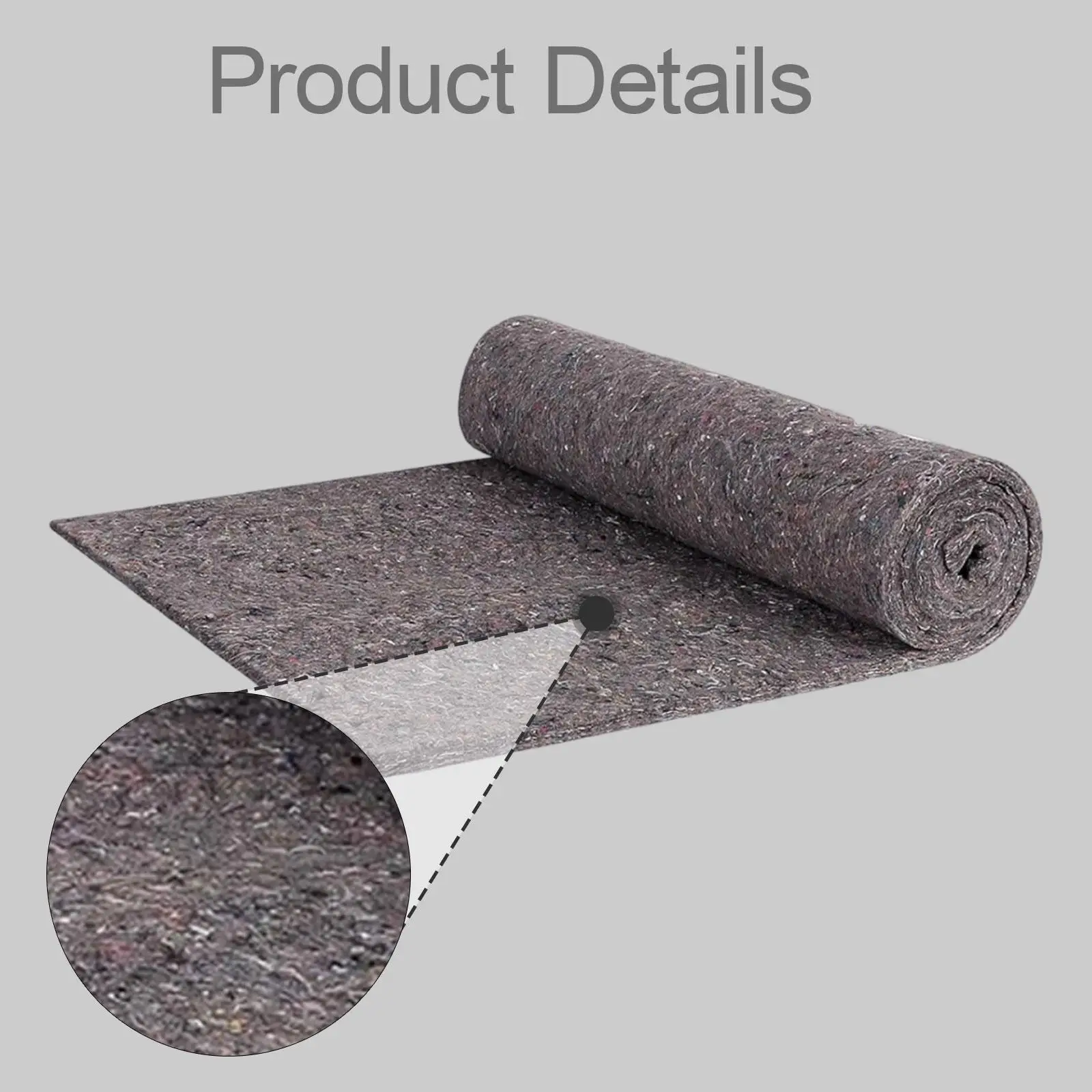 Pipe Insulation Blanket Easy Use Soundproof Roll Automotive Acoustic Insulation for Home Appliance Wall