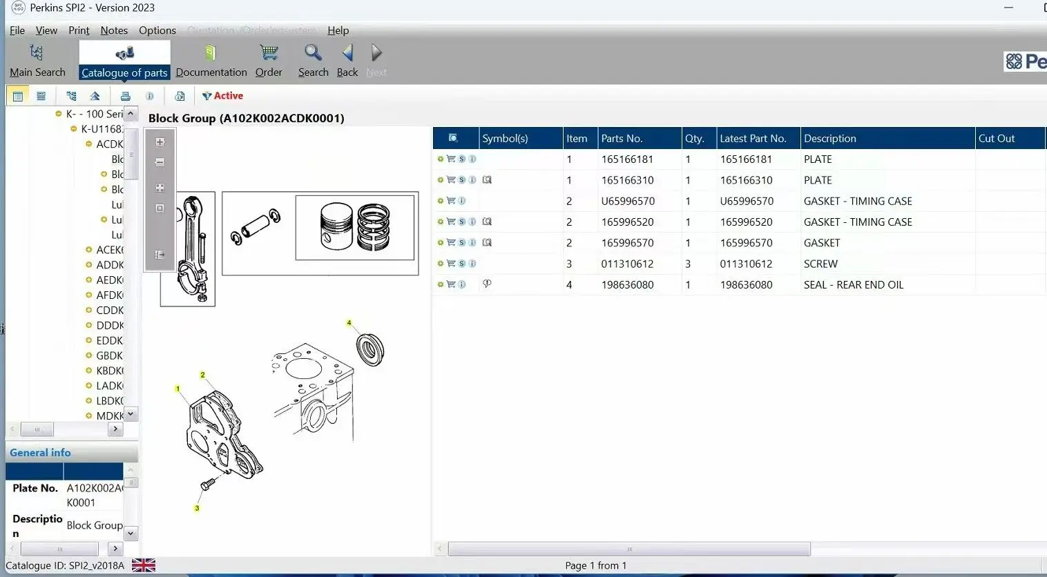2023A 2018A Perkins SPI2 Service Manual and Parts Information System