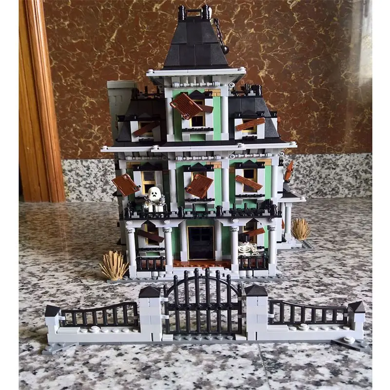 IN STOCK Monster Movie Series Haunted House Compatible 10228 16007 Building Blocks Bricks Birthday Christmas Toy Gifts