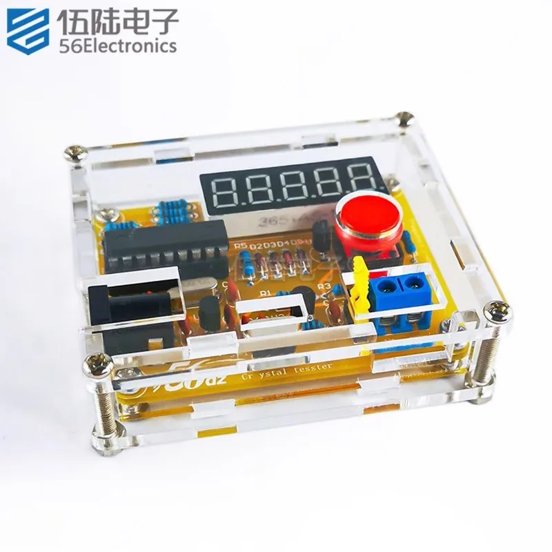 الإلكترونية لتقوم بها بنفسك عدة اختبار عداد التردد عداد الكريستال الرقمي 1 هرتز-50 ميجا هرتز عالية متر مذبذب تستر مع قذيفة
