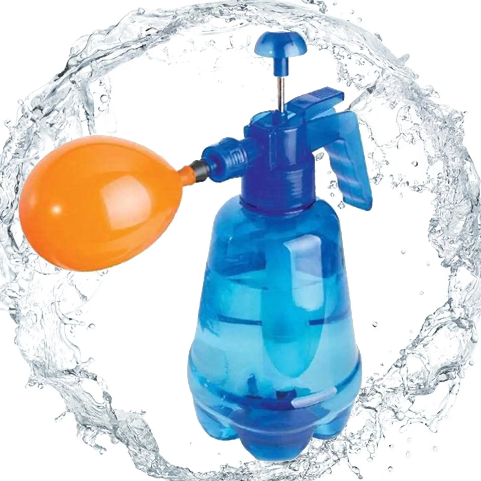 1.5L Water Filler Kit Water Fight Easy-to-Use Balloon Inflator Comes with 500 Water Balloons for Outdoor Fun Large Capacity