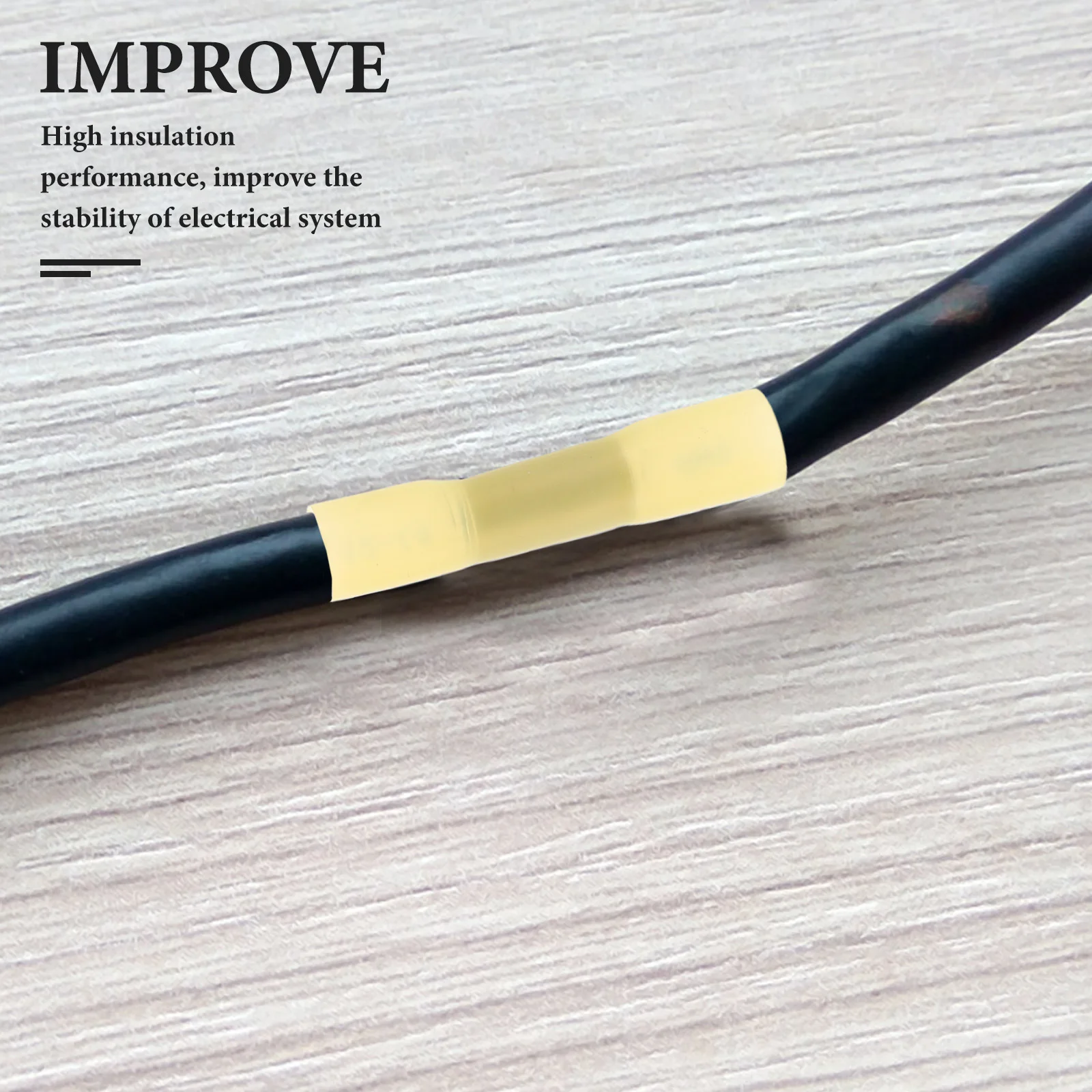 

10Pcs Heat Shrink Cable Connectors Insulated Electrical Terminals for Stable Operation in Complex Environments Wiring Parts