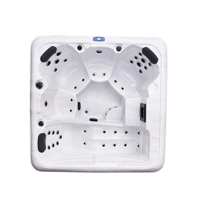 Acrylic Balboa 5 Person Plug and Play Jet Hot Bath Tub With Massage