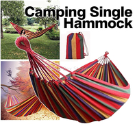 Portable Hanging Hammock Indoor Home Bedroom Hammock Lazy Chair Sleeping Bed Outdoor Travel Camping Swing Hammock with Tree Rope