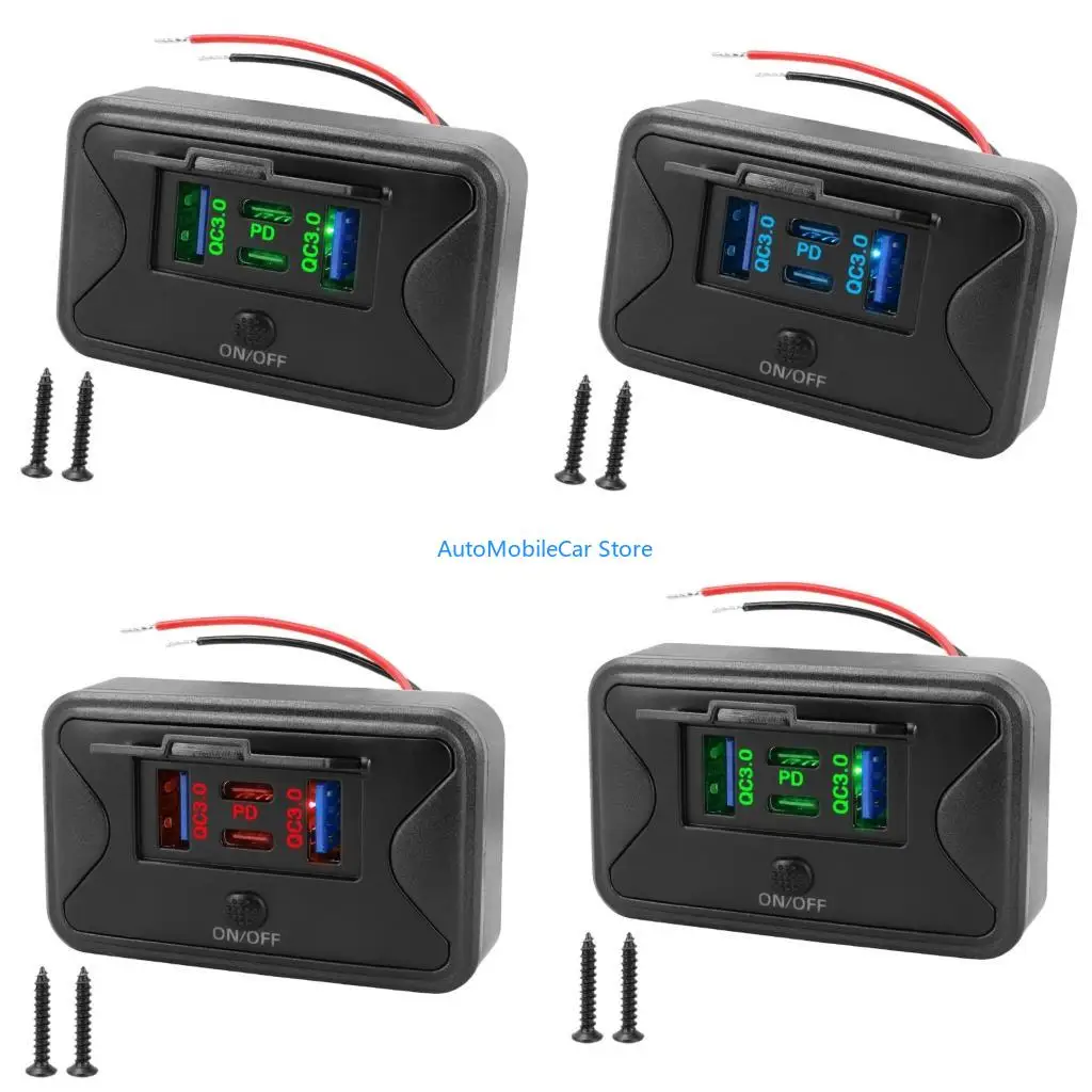 G8TE Compacted 96W High Power Car Phone Charging Power Adapter Supports Multiple Devices Simultaneously