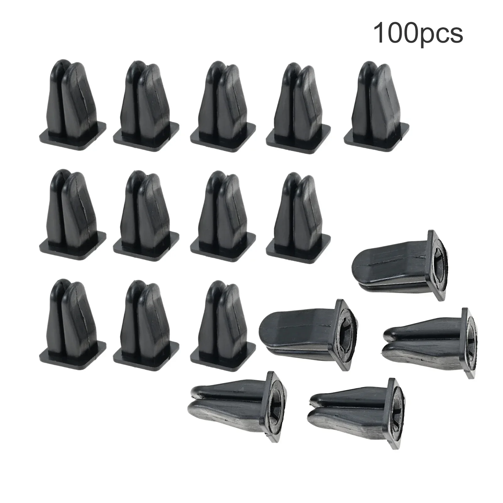 100pcs Black Plastic Car Moulding Trim Expanding Nuts for BMW 63171367868 Auto Fastener Clip Interior Accessories