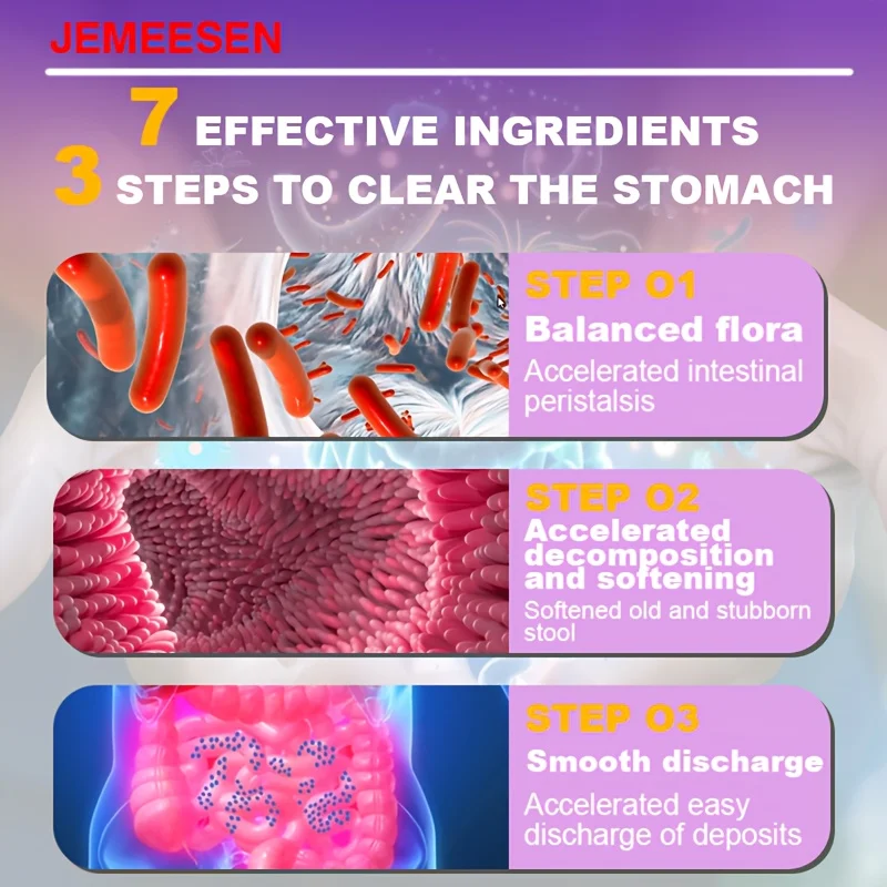 Triple action bowel support - [Fiber+ Probiotics + Magnesium] - Neakened immune system imbalance in gut microbiota Constipation