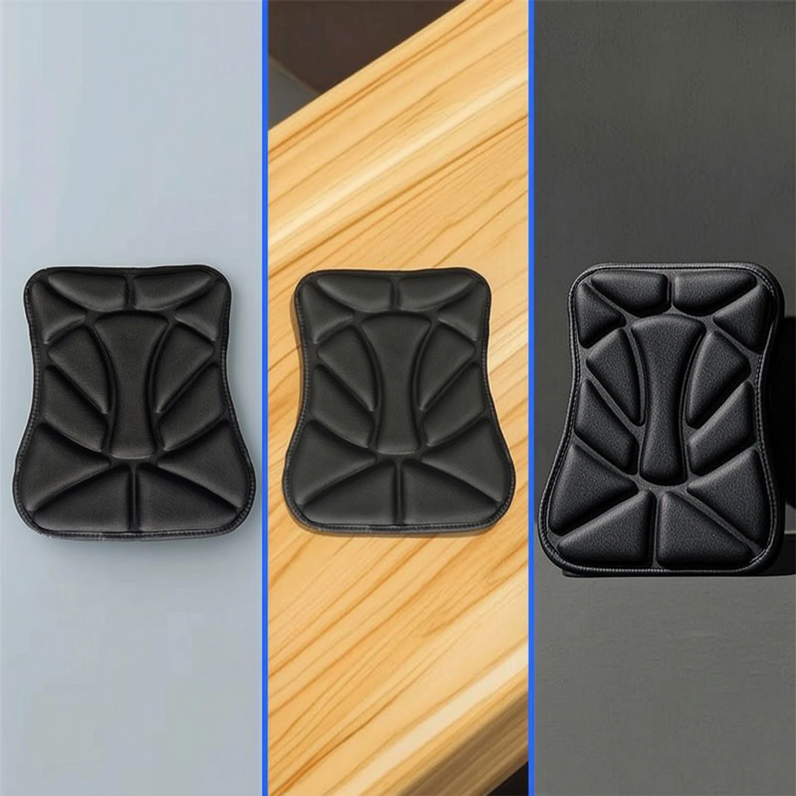 Motorcycle Seat Cushion Padded Scooter Seat Cushion Comfortable Shock-Absorbing for Delivery Drivers, Daily Commuting