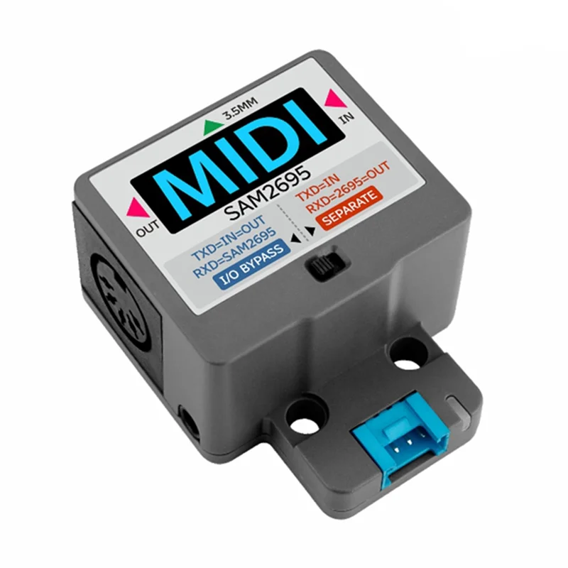 Advanced M5 Midi Unit Serial Port To Midi Unit Sam2695 Audio Processing 3.5 Interface For M5 Atom Ai Voice Recognition Systems