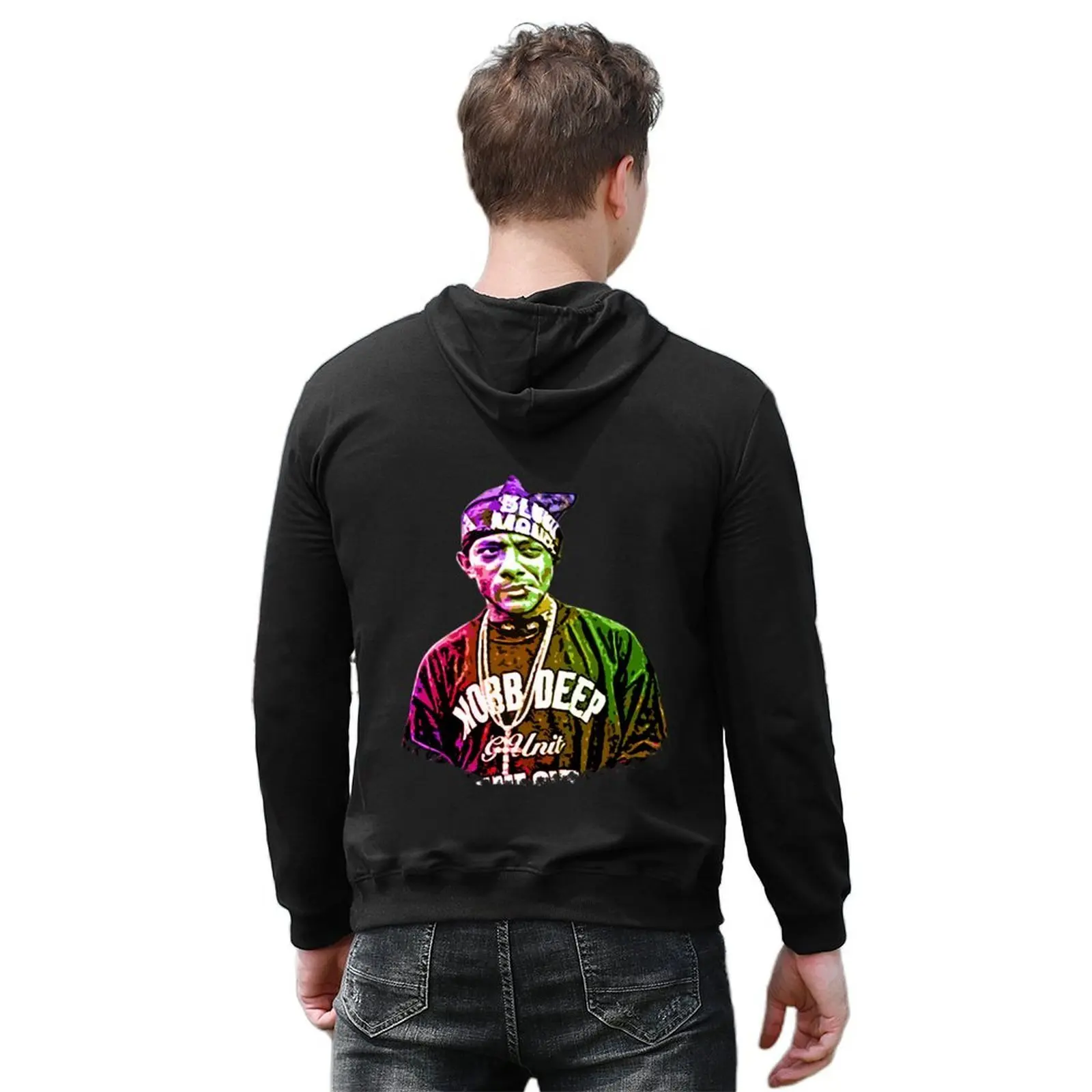 معجزة Mobb Deep Hoodie معطف رجالي ملابس الخريف الكورية النمط الياباني الرجال قميص العرق هوديي
