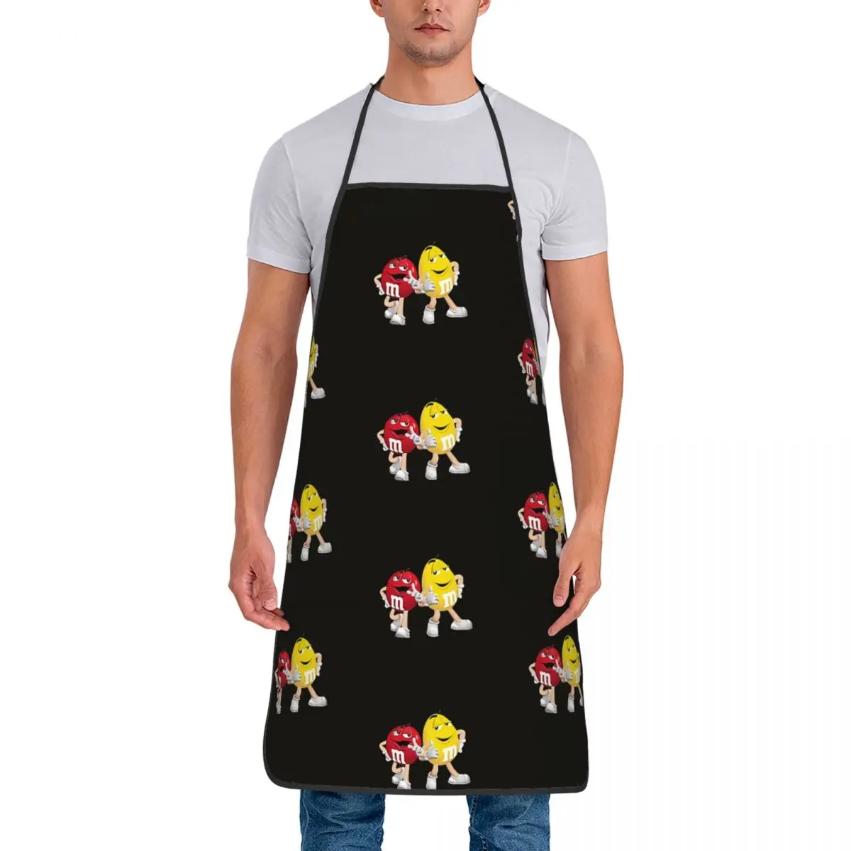 Funny Candy Cooking Master Bib Aprons Men Women Unisex Kitchen Chef M Chocolate Tablier Cuisine for Cooking Baking Gardening