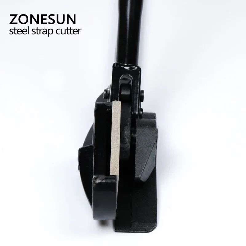 

ZONESUN H400 Long Hand Metal Shear Steel Strapping Cutter for Iron Belt Tungsten Carbide Band Scissor Industrial Tool