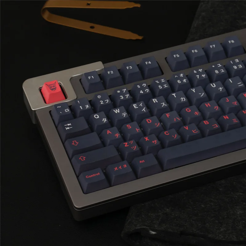 GMK Bushido Keycaps Cherry Profile  PBT 23/129 Keys DYE-Sub Mechanical Keyboard Keycap For MX Switch With 6.25U Space Bar