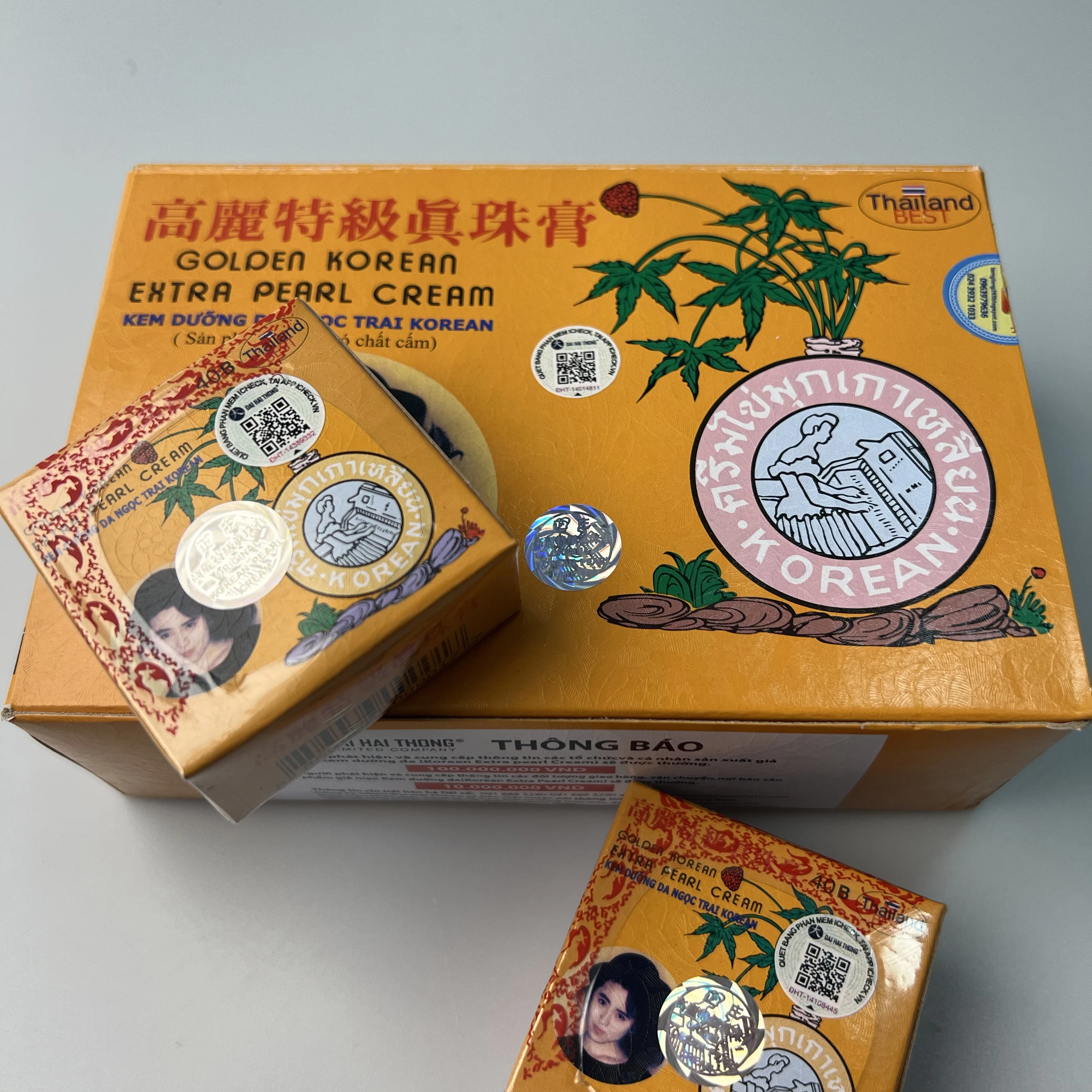 

Thailand Golden Korean Extra Pearl Cream Beauty Whitening En Sproet Removing Concealer Cream Lighten Pigmentation Face Care