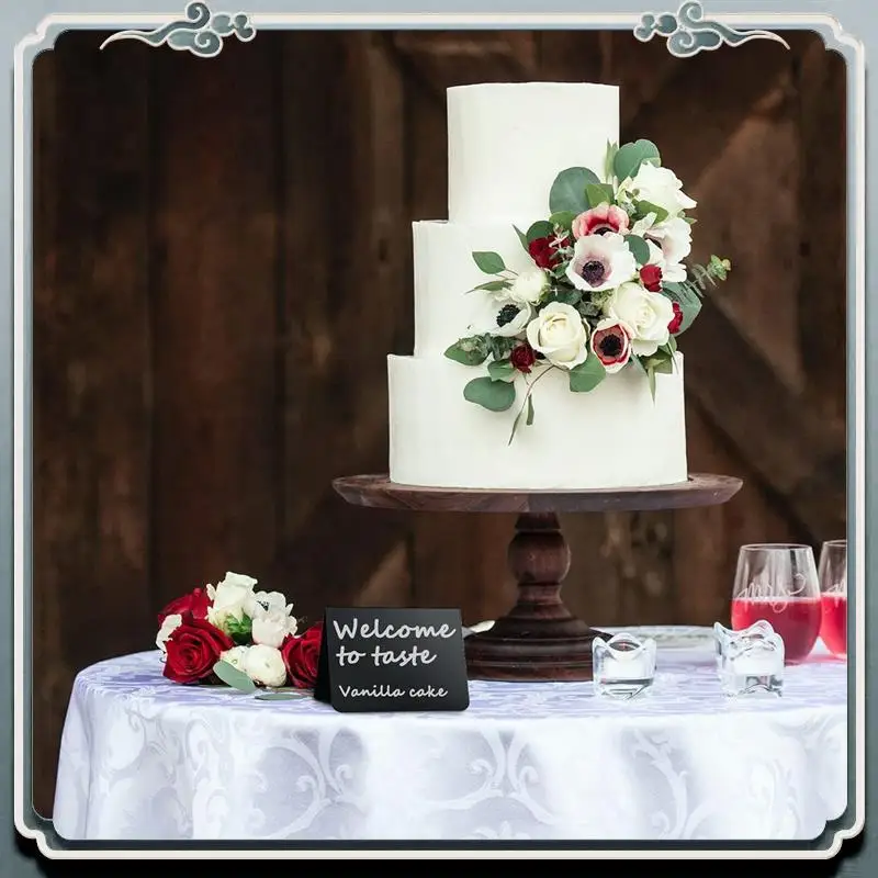 ABIJ-120 PCS Mini Chalkboard Signs 4X3inch Small Chalkboard Chalk Sign Food Labels For Party Buffet Tables ,Easy To Write