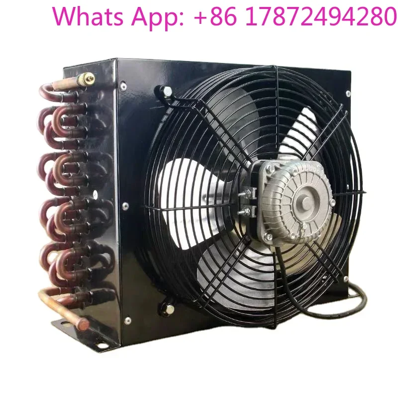 Copper Tube Refrigeration Condenser Small AC Condenser with Aluminum Fin