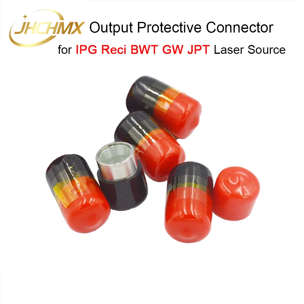 JHCHMX Fiber Laser Source IPG Reci BWT GW JPT Protective Lens Group Output Connector For 0-6KW Fiber Laser Power Source