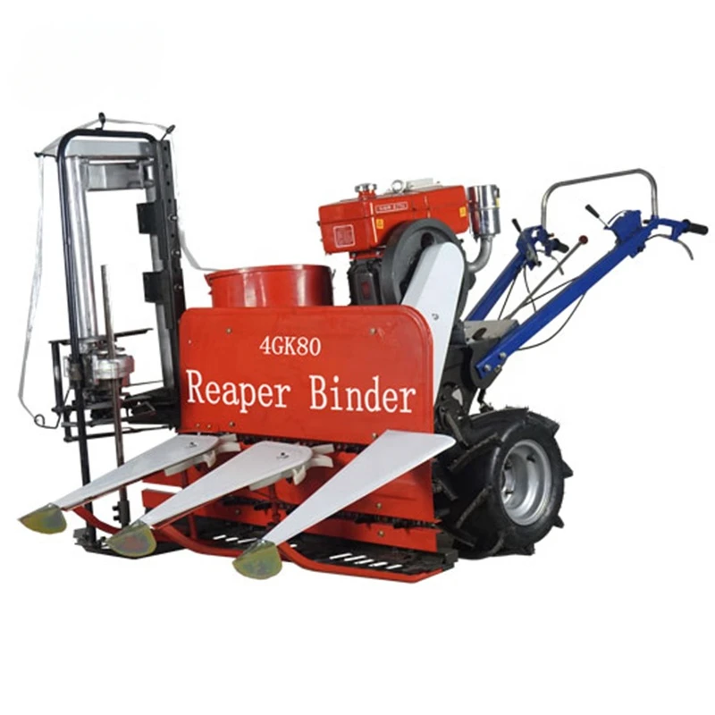 High efficiency and easy operation mini wheat combine harvester