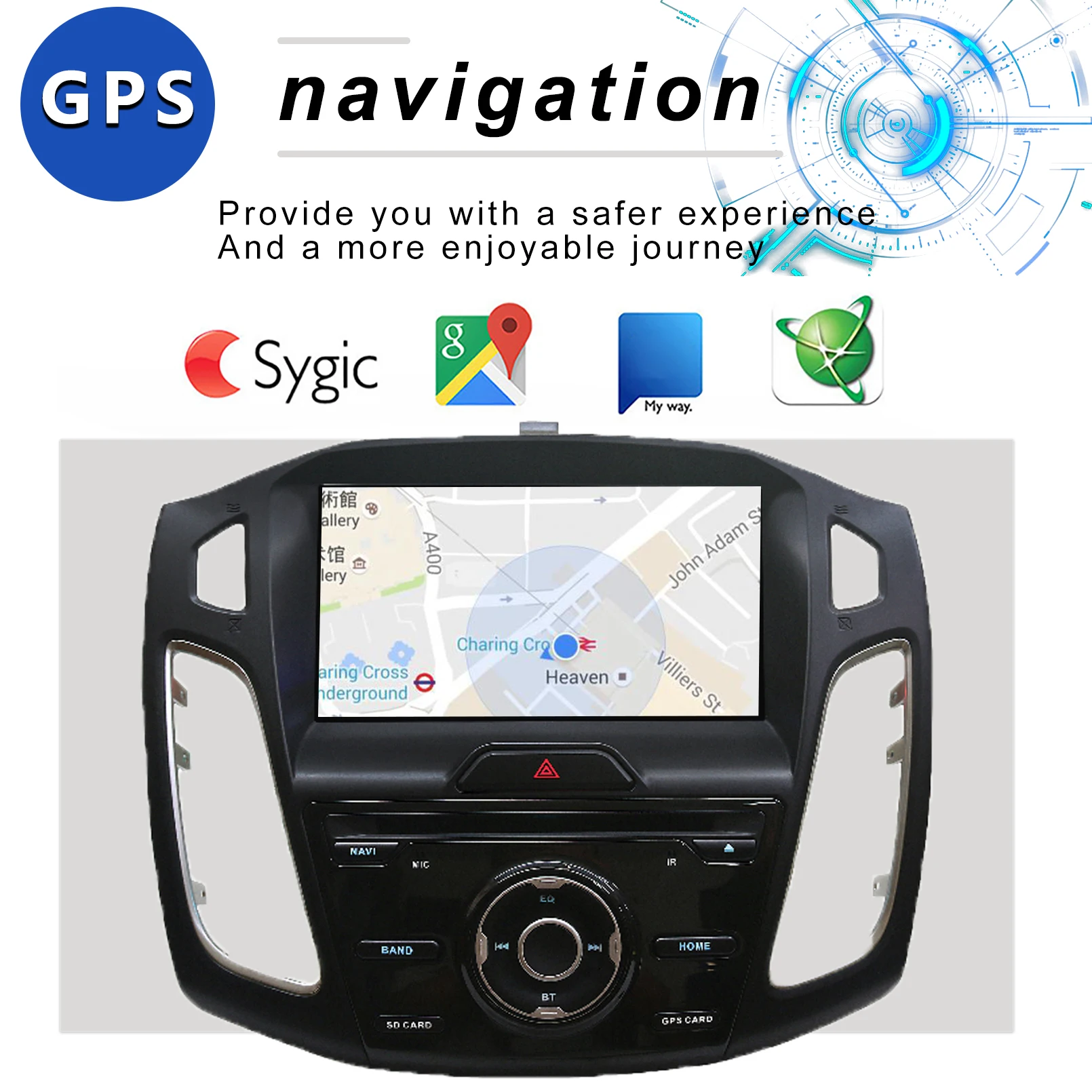 Smart Android Car radio For Ford Focus Mk3 2011- 2015 gps navigator for car 4G car radio with bluetooth DAB+ Carplay