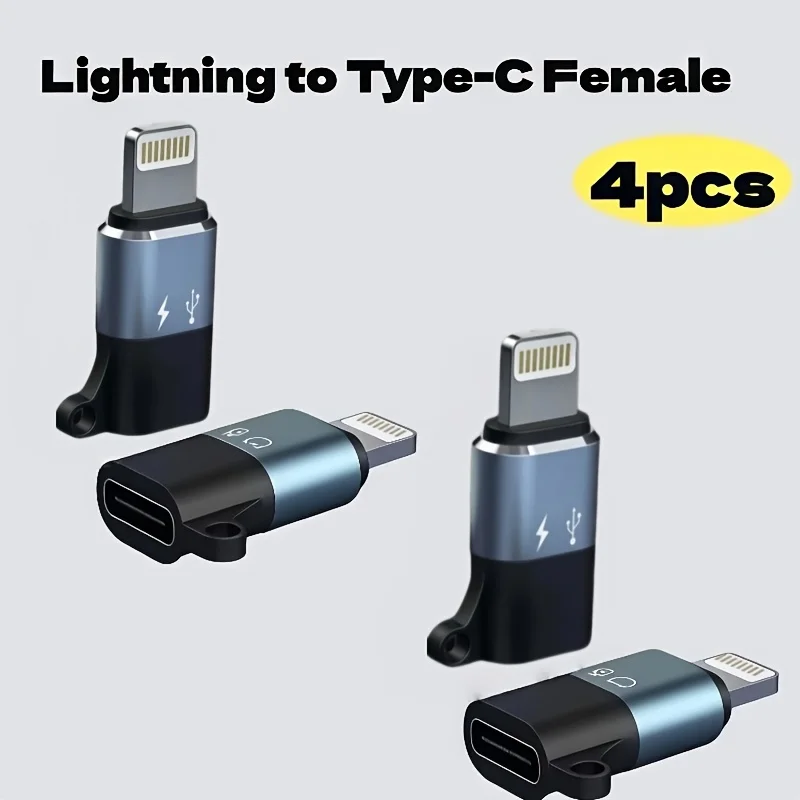 Multifunctional Type-C Turn Lightning Interface Converter /OTG Adapter，Supports Calls、Microphone and Data Synchronization，Applic