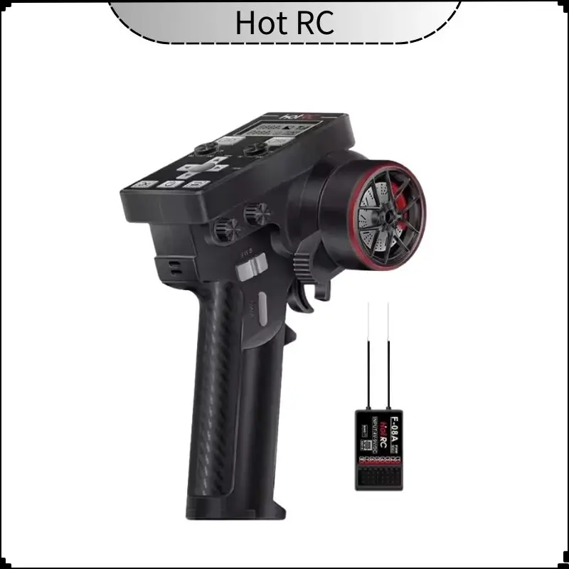 

HOTRC CT-6B 8CH Transmitter Remote Controller 2.4Ghz Radio with F-08A Receiver For RC Model Car Boat Aircraft Quadcopter Tank