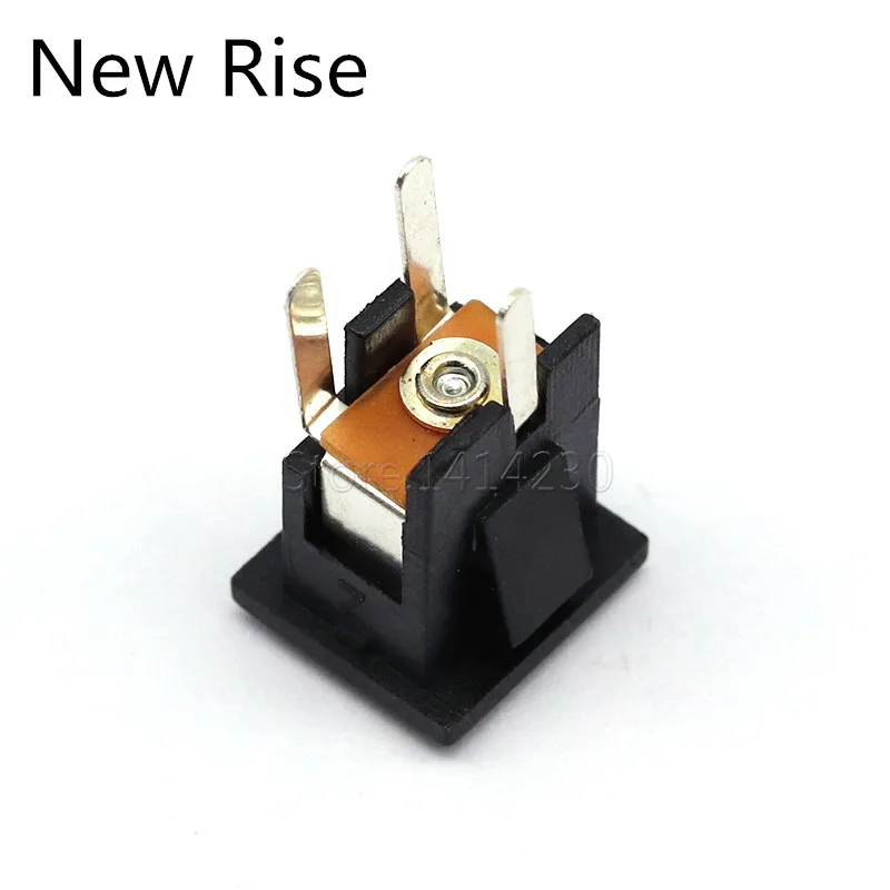 10PCS DC-068 5.5x2.1mm 5.5x2.5mm DC Power Socket Square Panel Installation Charging Socket