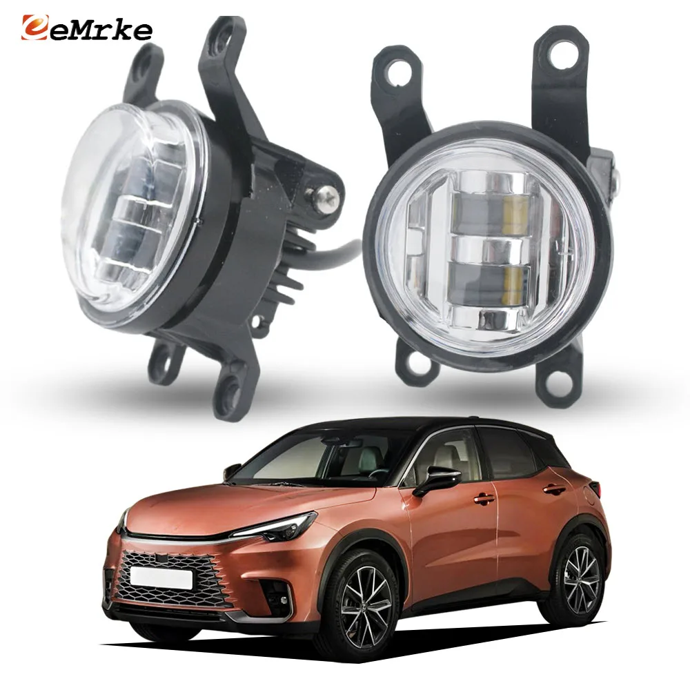

Led Fog Light 30W High Power Replace For Lexus LBX AY10 2023 2024 2025 Lens DRL Factory Car Fog Lamp Assembly White or Yellow