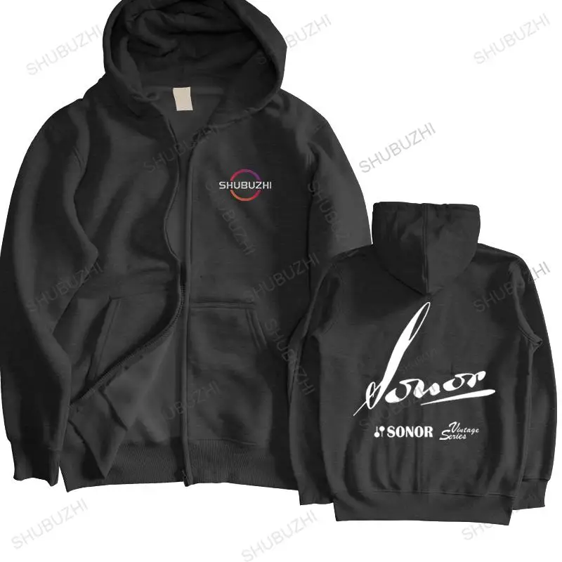 men brand fall winter hoodies high quality hoody pullover Sonor Vintage Series Logo man fashion hooded sweatshirt warm jacket