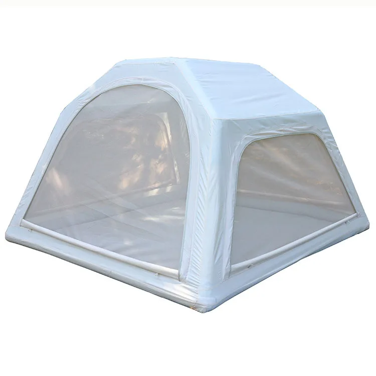 Wholesale 2025 Hot Camping Inflatable Tent 5.0 Pro Camping Air Tent Large Canvas Waterproof Cotton Fabric Outdoor Air Tent