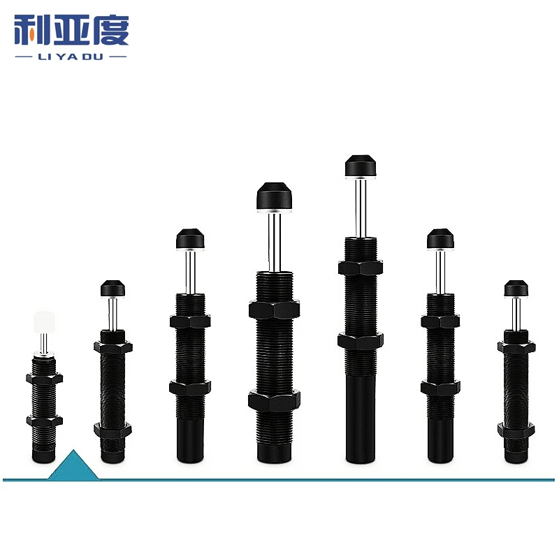 AC Series Shock Absorbers for Pneumatic and Hydraulic Applications with Hydraulic Buffer and Oil-Pressure Dampers: AC0806-ac1416