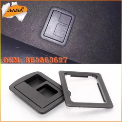 JEAZEA Rear Trunk Liner Cargo Boot Carpet Handle Cover Frame 8E5863627 For Audi A3 S3 A4 B6 B7 B8 S4 A5 S5 A6 A8 VW 8K98616974PK