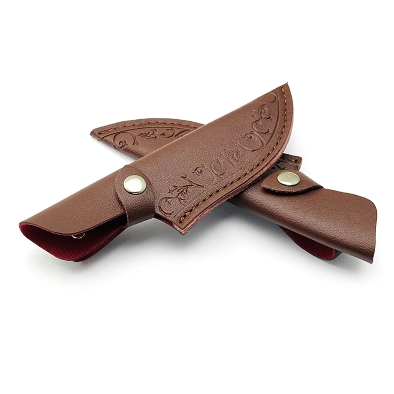 Leathers Sheath Knife Case Pocket Straight Knife Sheath Carriers Holsters Handmade Knife Pouches with Belt Loop