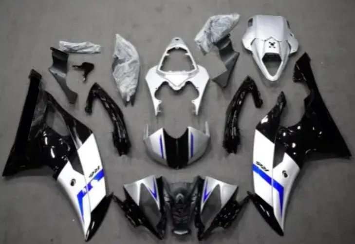 New ABS Fairings Kit Fit For YAMAHA R6 2008 2009 2010 2011 2012 2013 2014 2015 2016 08 09 10 11 12 13 14 15 16 Black Silver