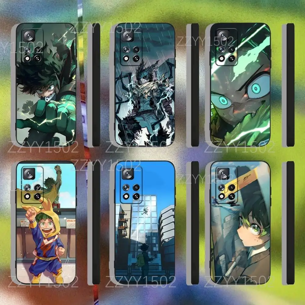 

My Hero A-AcademiaS Phone Case For Samsung S25,S24,Ultra,S20,S30,Plus,S22,S23,Ultra,Plus,5G Black Silicone Soft