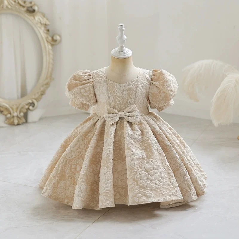 Girl's Dress Gown High-end Baby Girl Formal Dress Flower Girl 2026 New Spring Summer Children's Tutu Princess Dress