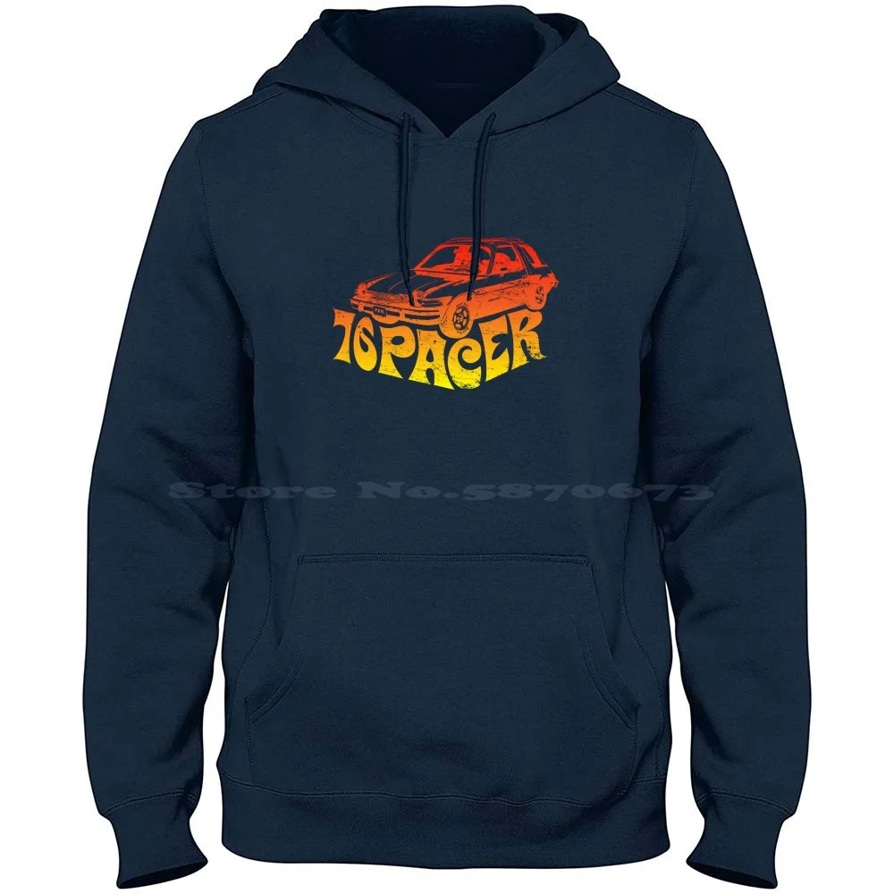 76 Pacer 100% Pure Cotton Hoodie Tshirt 1976 Amc Pacer Mopar Hot Rod Cars Humor Retro