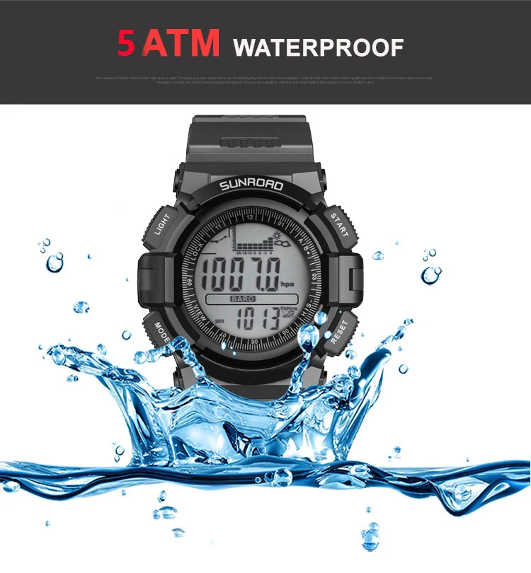 Professional Waterproof 220MAH Long Battery FR715 Smart Sports Fishing Smart Watch