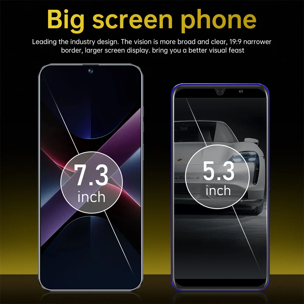 2025 New X7 Pro Case for 7.3HD Smartphone 5G Dual Card 8000mAh Battery Android 14 Global Version image 6