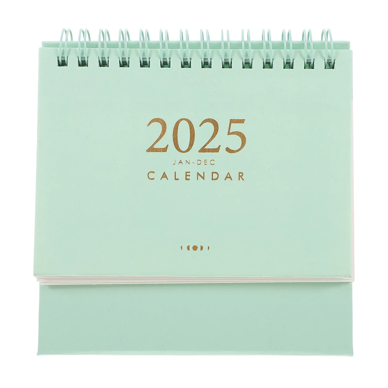 2025 ปฏิทินตั้งโต๊ะ 2024 Schedule Planner สีชมพู Wall Desktop Mini น่ารัก Office Tiny