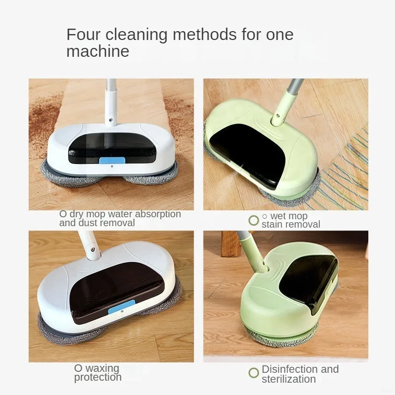 Electric Mop Battery 2000mah Rechargeable Wireless Handheld Household Intelligent Mop Sweeper Floor Scrubber Machine Spray Mop